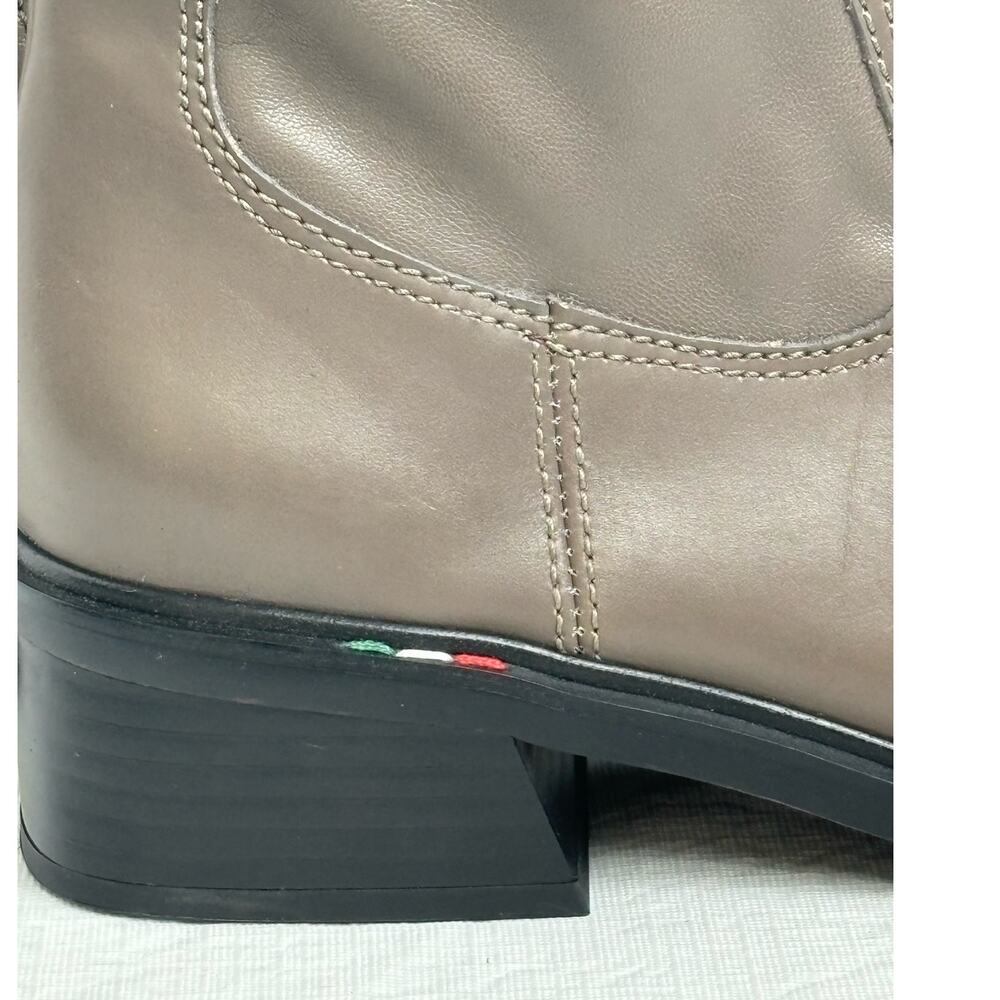 Franco Sarto Gracelyn Leather Square Toe Zip Ankle Boot Size 9.5 Wide NEW - Picture 4 of 10